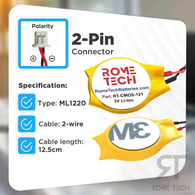 RTC CMOS Battery for Sony VAIO PCG-21313M